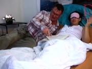 1 Touch pussy in white panties. Gorgeous shape of her cunt. 3/16