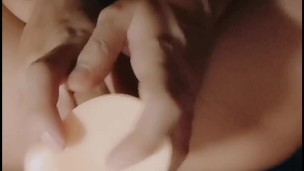 Straight Asian Guy Try Anal With His Girlfriend's dildo (End Up WIth Cumshot)