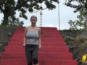 Jump and Running in Public Park by Katerina-Hartlova 15/16