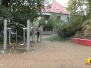 Jump and Running in Public Park by Katerina-Hartlova 16/16