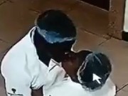 Jamaican hotel working fucking on shift 