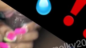 Ebony Teen Giving Sloppy BlowJob
