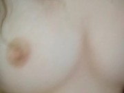 hot babe caresses her perfect tits 12/16