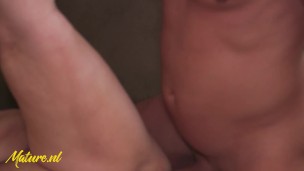 MatureNL Milf Gets Creampied And Squirts All Over The Kitchen Counter
