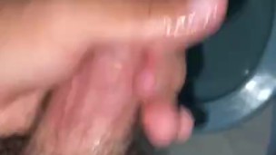 Hairy Chubby Cock Gets Wet