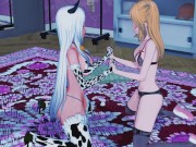 Koikatsu hentai LucyxUriLuce Lesbian sex 12/16