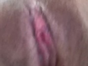 Slapping my cum with my finger 
