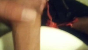 POV Enjoying A Self-Tease On A Toilet; No Audio