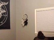 Getting fucked doggy style by fuck machine