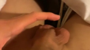Hot Teen playing around with his big cock! (Snapchat clip)