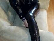 Latex,PVC,mistress luxory Katrix with strapon dirty talk..hot 14/16