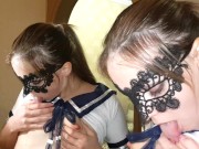 Takes two cocks in her pussy. DP 5/16