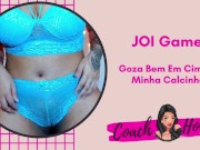 Desafio da Punheta! Goza Bem Em Cima da Minha Calcinha!!! | JOI Games | Punheta Guiada | #8 16/16