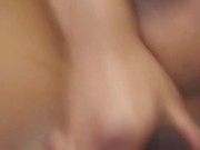 Sucking on my juicy titties 