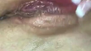 Playing with my tight little wet pussy 