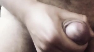 Enjoying myself with big cum
