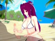 [UNDER NIGHT IN-BIRTH] Yuzuriha(3d hentai) 1/16