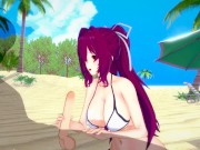 [UNDER NIGHT IN-BIRTH] Yuzuriha(3d hentai) 2/16