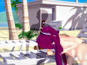 [UNDER NIGHT IN-BIRTH] Yuzuriha(3d hentai) 6/16