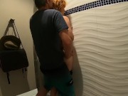 Public Outdoor Hot Tub Play And Bathroom Fuck With Cum Walk 14/16