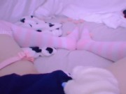 Amateur redhead schoolgirl teen masturbates with fake pussy Hentai uncensored japanese Real orgasm 1/16