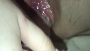 Fucking my pussy with my 9 inch dildo