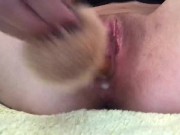 Squirting for the first time!  9/16