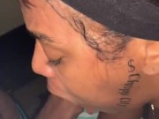 Extreme blow job by tatted face girl 4/16