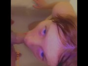 SEXY BLONDE GIRL BLOWJOB 14/16