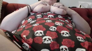 BBW Titty and Belly Play