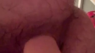 Fucking myself with my own cum