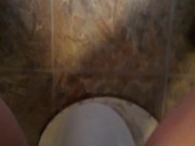 Pissing on floor 