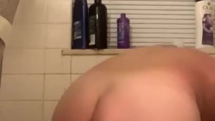 Mature solo male shower