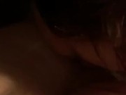 Submissive tatted freak gives the best rim job 3/16