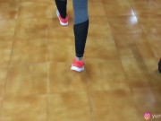 It was supposed to be a workout video - Neko Jinger fucked in a changing room of a gym  3/16