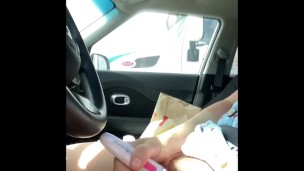 Playing in the car
