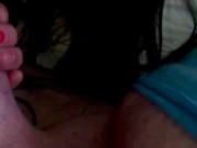 Young Deep Throat with older fat man 8/16