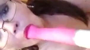 Strip and Anal with Dildo Toy
