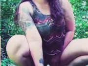 Saw hottie at the dog park, snuck off for quickie (almost caught)  4/16