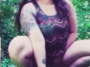 Saw hottie at the dog park, snuck off for quickie (almost caught)  5/16