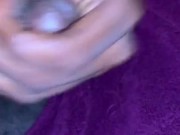 * Amateur * Big Black Dick Sneaks Off To Masturbate And Cums Everywhere 