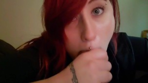 Young milf loves the taste of cock 