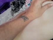 Hot little ass gets fucked and cum squirted all over it 1/16