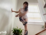 Peeing and Pissing Desperation, Girl Next Door, Amateur, All Natural Hairy - SmilesofSally