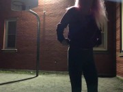 Horny teen squirts at school // IsabellaFern // 16/16