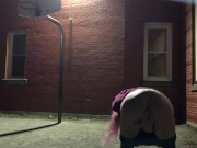 Horny teen squirts at school // IsabellaFern // 4/16