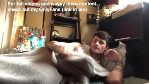 Pov: Your Step Brother wakes up horny (jerking off with ass play)