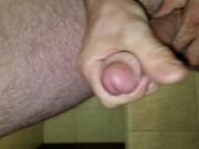Cumming while playing with my throbbing cock for you