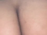 Ebony gf gets fucked through panties *REAL ORGASAM* 16/16