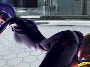 Rei Ayanami and Asuka Langley 3D SFM HENTAI 11/16